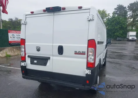 2021 Ram Promaster 1500 Low Roof 136 Wb from USA, damaged, VIN 3C6LRVAG9ME521265